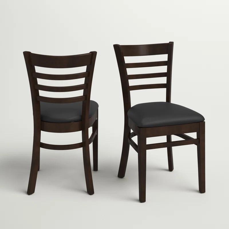 Red Barrel Studio® Ladder Back Wooden Restaurant Chair