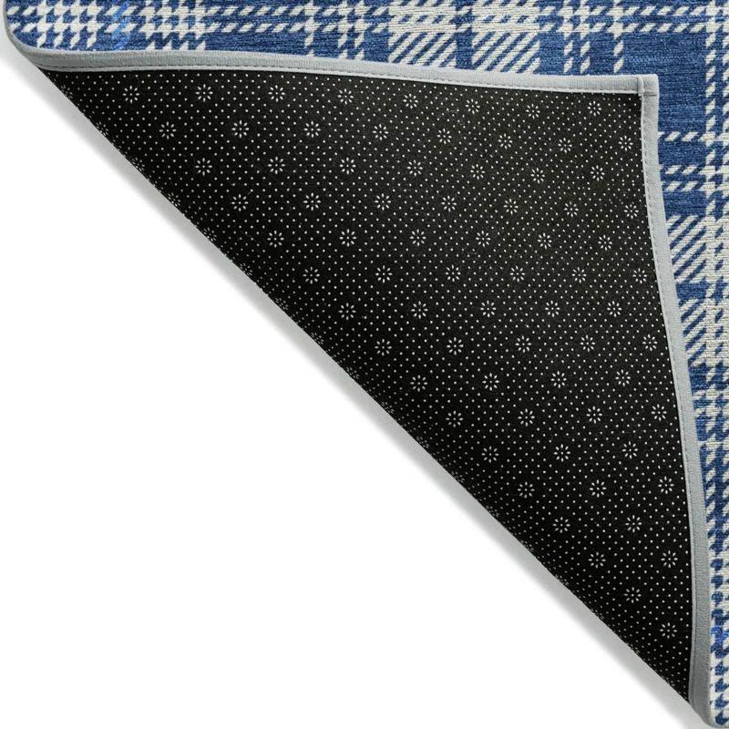 Machine Washable Indoor/Outdoor Chayden ACN993 Navy 10' x 14' Rug