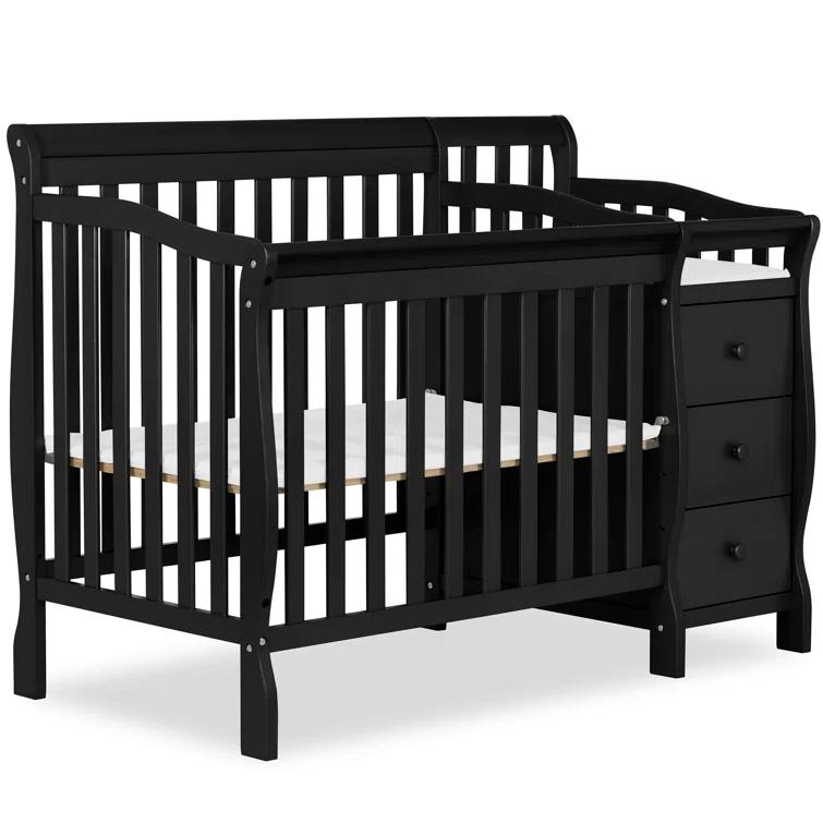 Dream On Me Jayden 4-in-1 Mini Convertible Crib and Changer