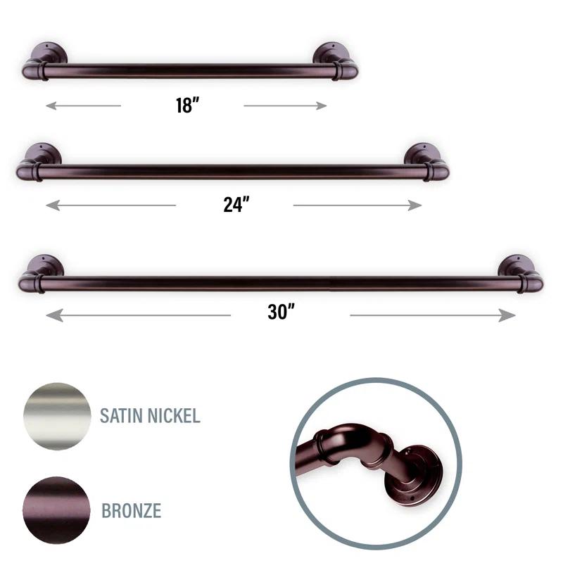 28'' 1 Wall Towel Bar