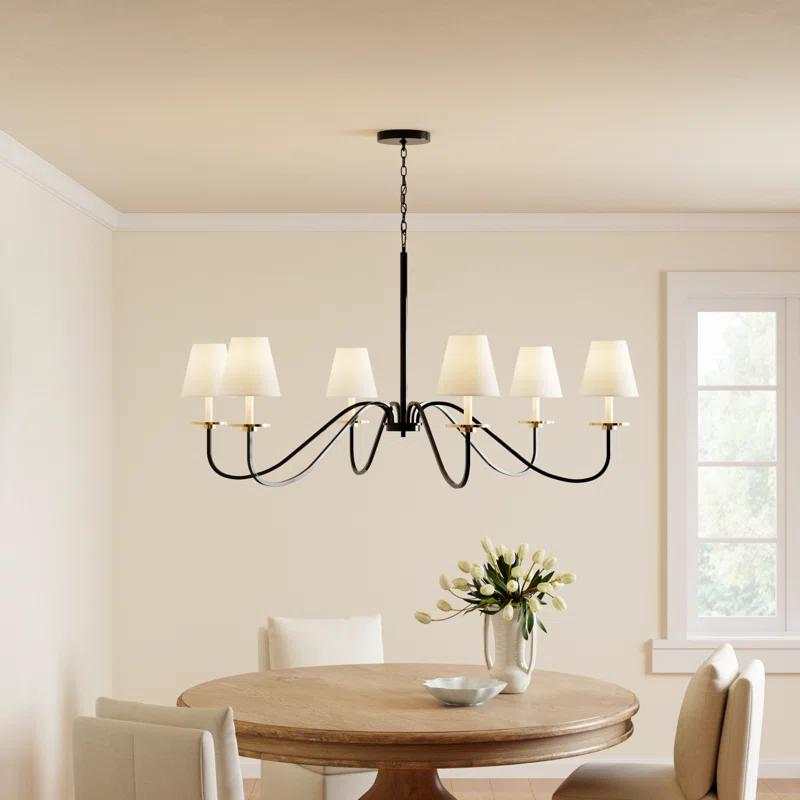 Cloverdale 6 - Light Dimmable Traditional Chandelier