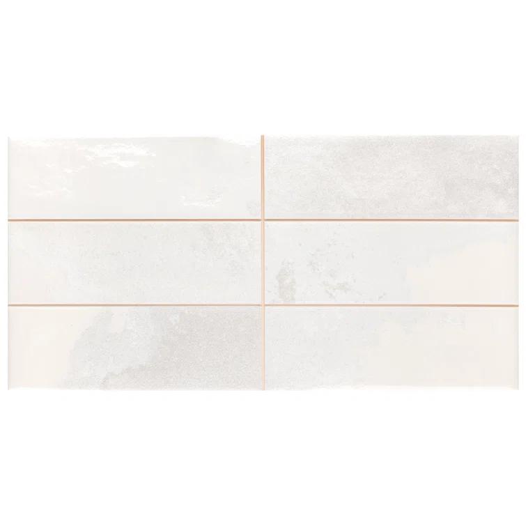 Merola Tile Kings Luxe Tradition 8" x 16" Ceramic Subway Wall Tile