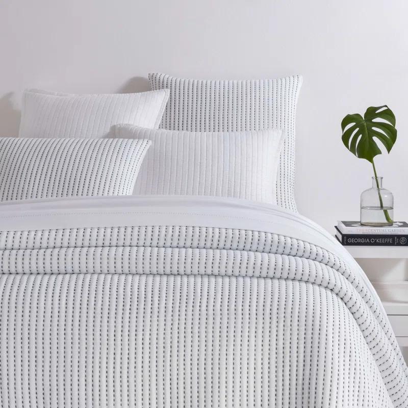 Pick Stitch Matelasse Coverlet