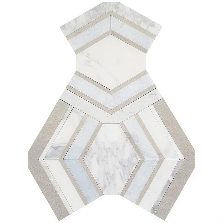 Bond Tile Tenor Marble Random Mosaic Wall & Floor Tile