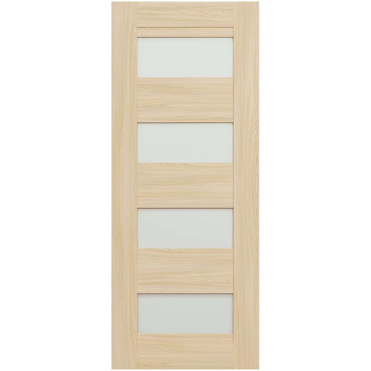 Belldinni Avon 07-08 Solid Manufactured Wood and Glass Standard Door Slab