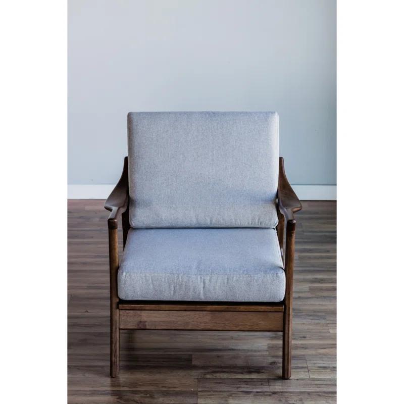 George Oliver Boye Slate Lounge Chair with Removable Cushions