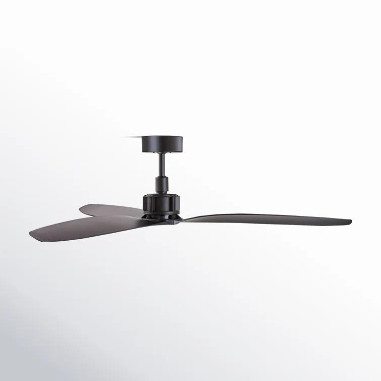 52" Zelda 3 - Blade Standard Ceiling Fan with Remote Control