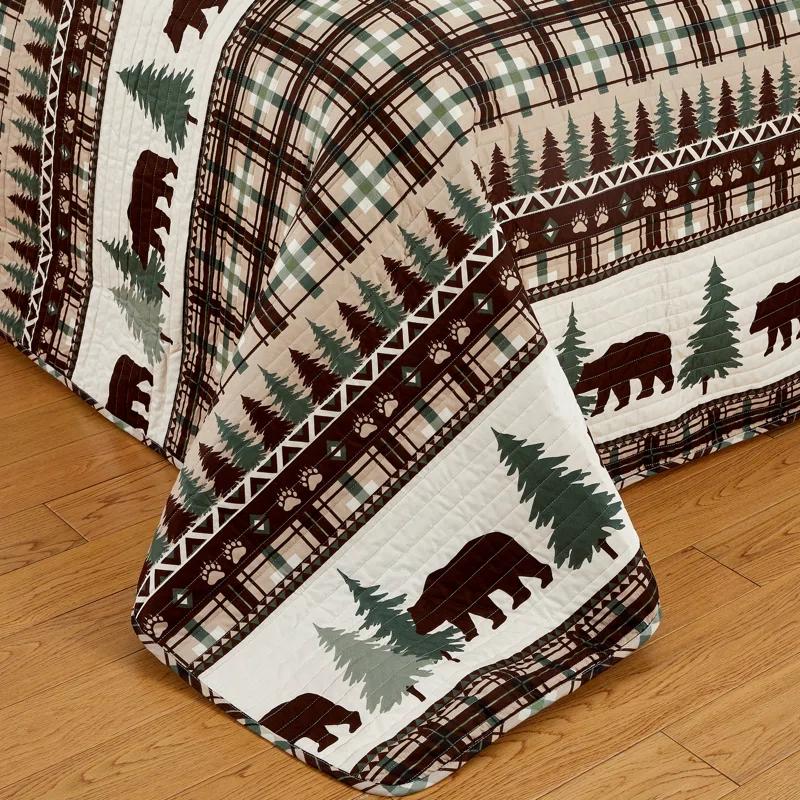Cedar Creek No Log Cabin Quilt Set