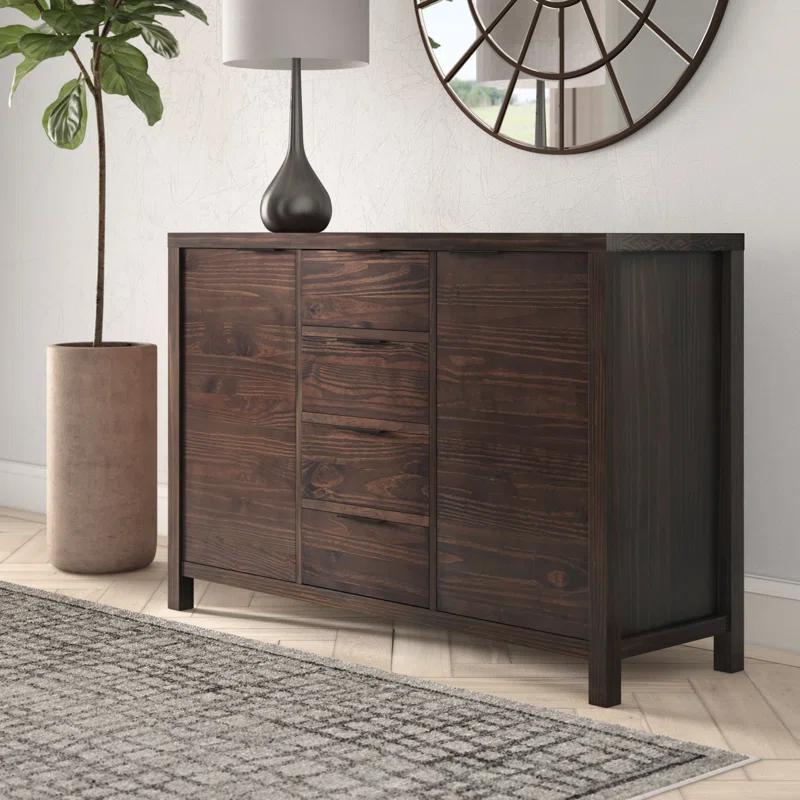 Simpli Home Hollander 54'' SOLID WOOD Sideboard Buffet