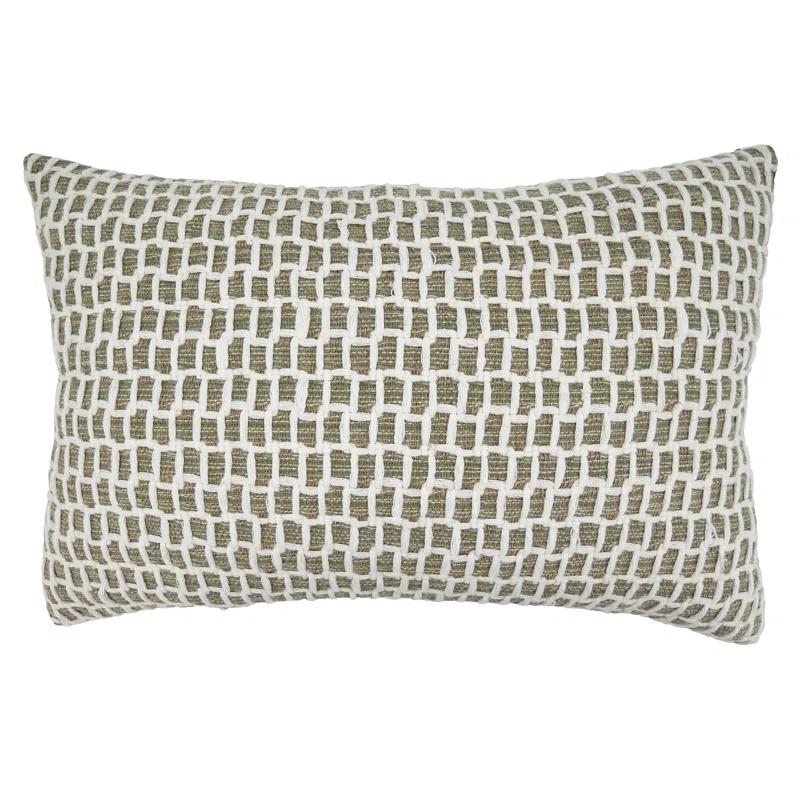 Gina Appliqued Cotton Pillow Cover
