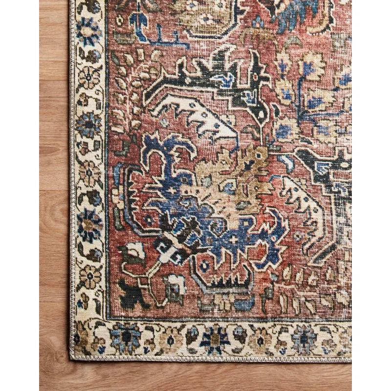 Chris Loves Julia x Loloi Jules Oriental Merlot Rug