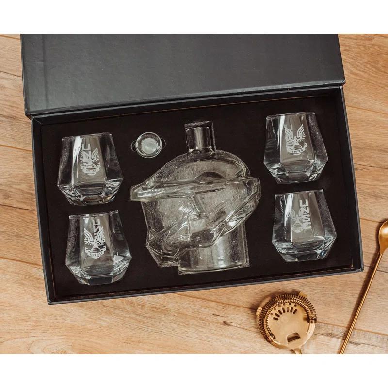 Ukonic 6 Piece Whiskey Decanter Set