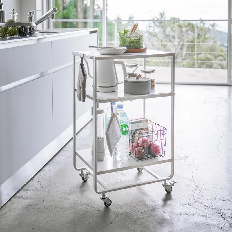 2-Tiered Rolling Kitchen Cart