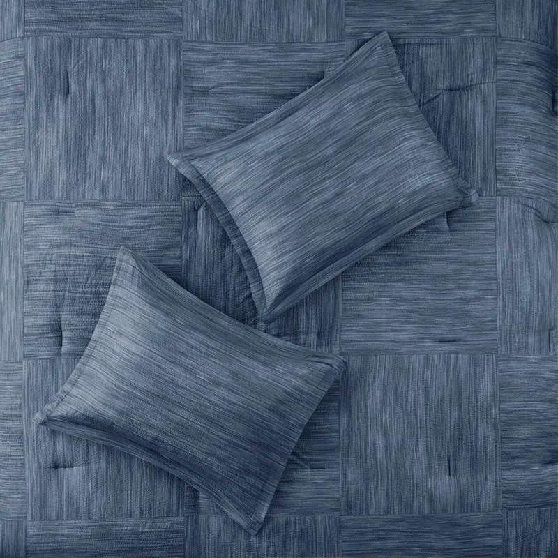 Madison Park Walter 7 Piece Printed Weave Seersucker Comforter Set
