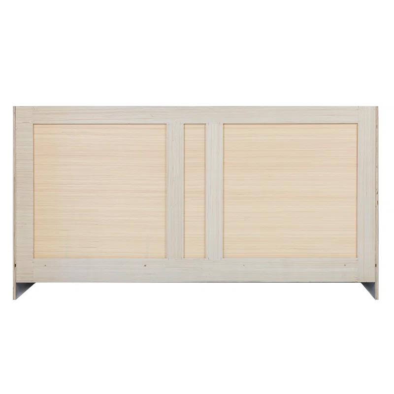 Design House Brookings 60 Inch Bathroom Vanity, Ready to Assemble, Solid Wood, Sherwin Williams – Design House, 599019-