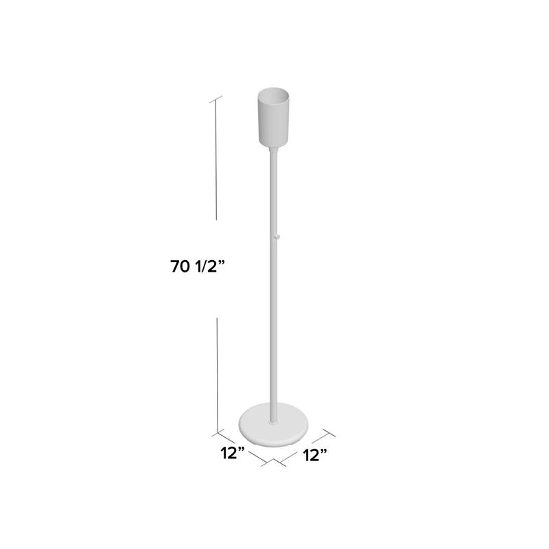 Robert Abbey Nina 70.5'' Deep Patina Bronze Torchiere Floor Lamp