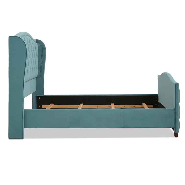 Coleman Upholstered Wingback Bed