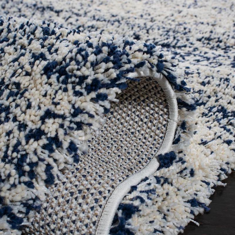 Audriauna Ivory/Navy Area Rug