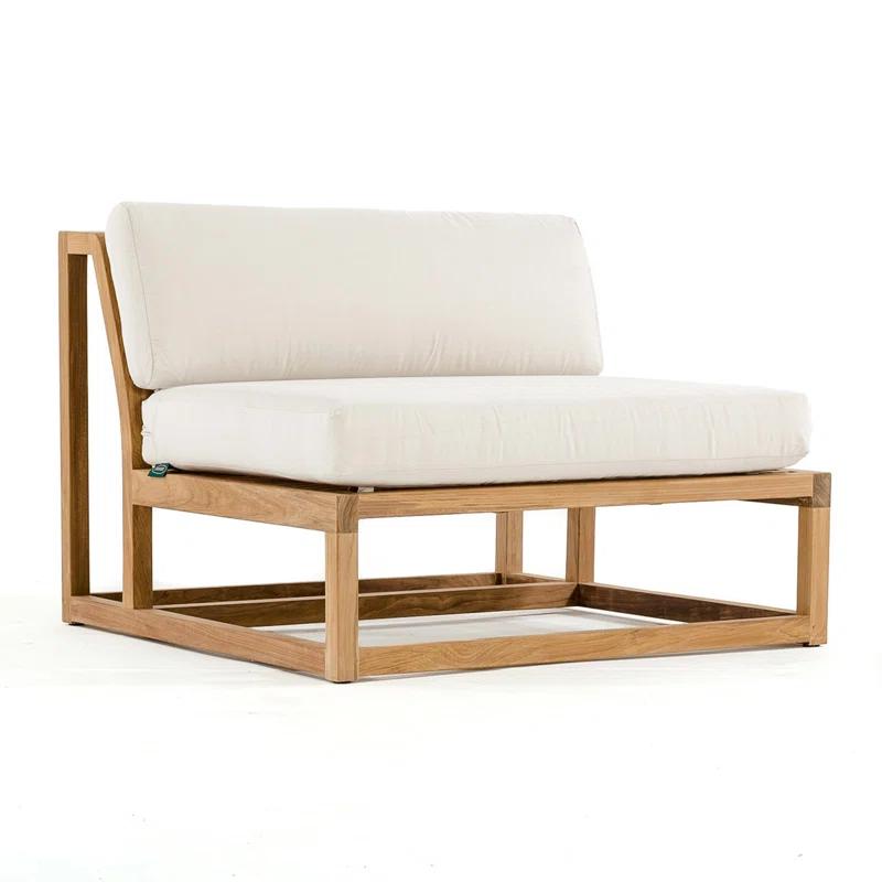 Westminster Teak Westminster Teak Teak 6 - Person Patio Conversation Sets with Cushions