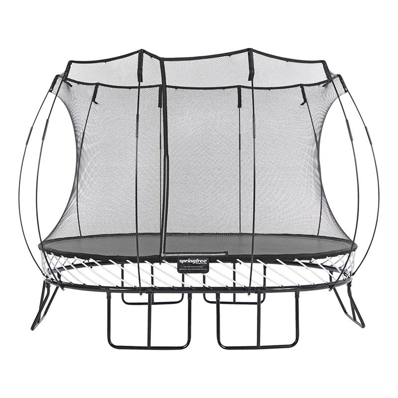 SpringfreeTrampoline Springfree Trampoline Kids Outdoor Medium Oval 8 x 11' Trampoline with Enclosure
