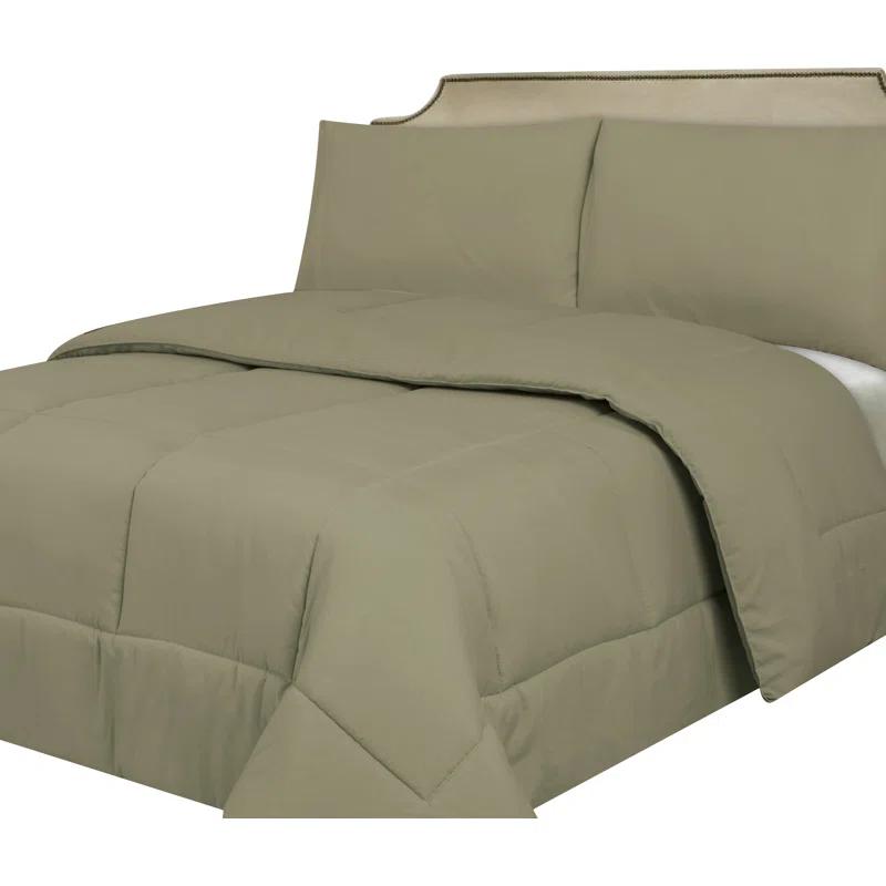 Sweet Home Collection Box Stitch Super Soft Single Comforter
