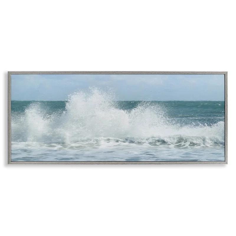 Stupell Industries " Ocean Waves Crashing Foam Splash " by Lori Deiter