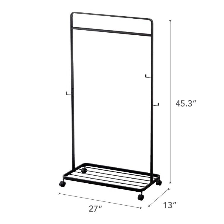 Yamazaki Home Kids Clothes Rack, Steel, Wheels