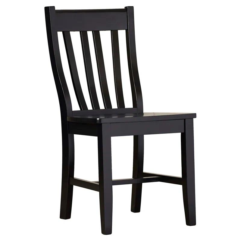 August Grove® Toby 18.5'' H Solid Wood Side Chair (Set of 2)