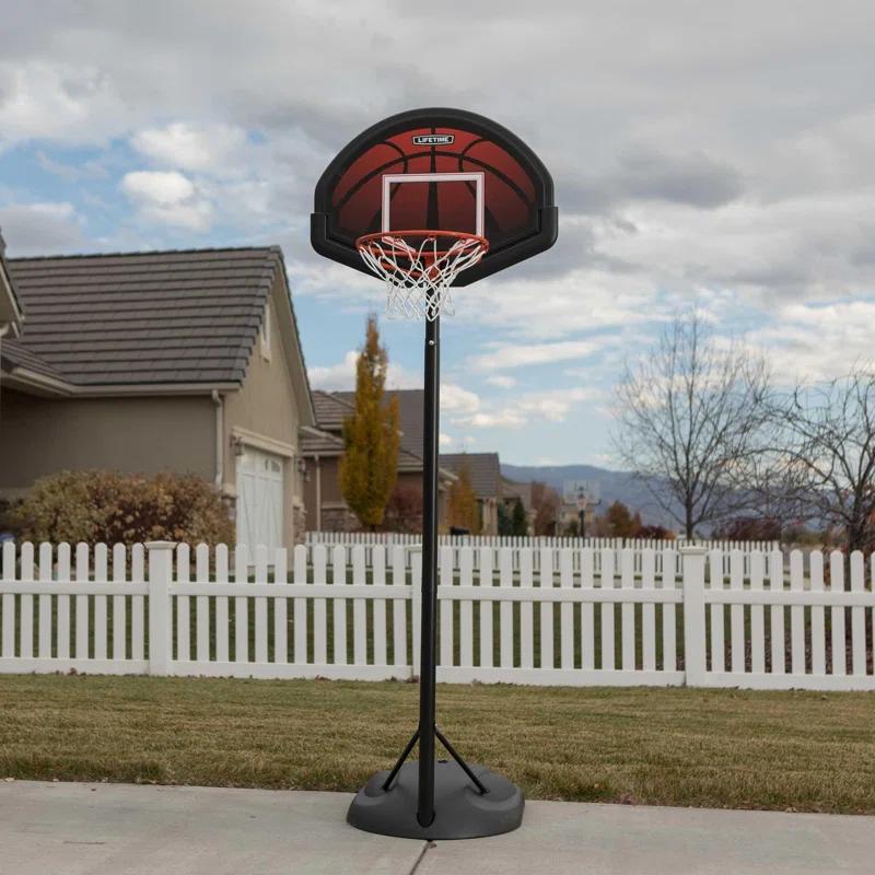 Lifetime Lifetime Height Adjustable Portable Basketball Hoop (32" Impact Backboard)