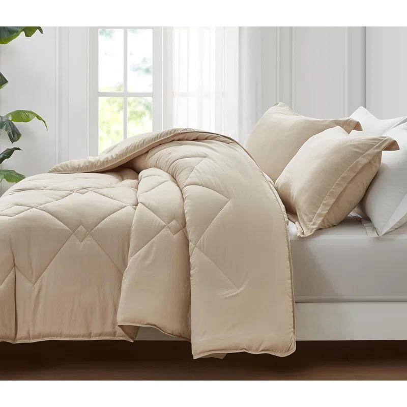 Logan Solid Comforter Set