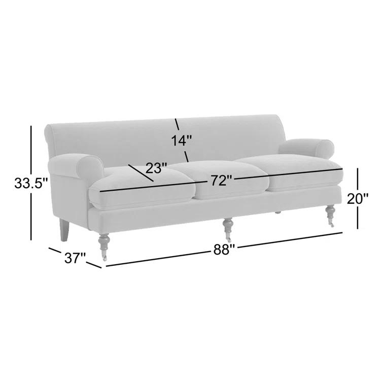Harbor 88'' Upholstered Sofa