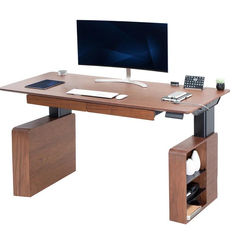Vivo Vivo 71" X 30" Dual Motor Electric Executive Desk With Storage
