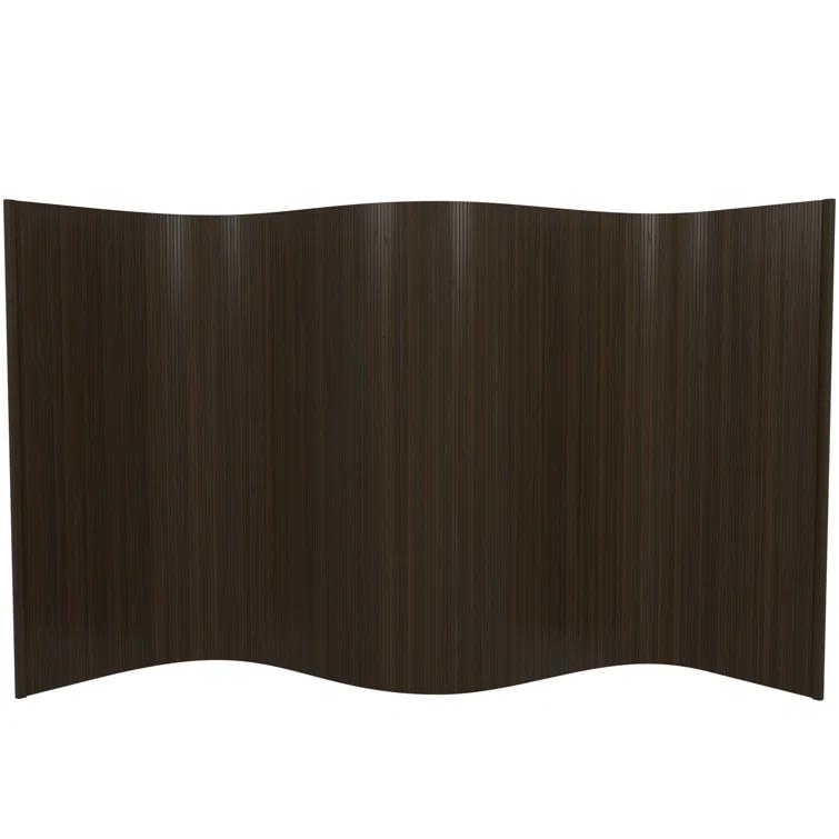 4 ft. Short Bamboo Wave Screen - Natural