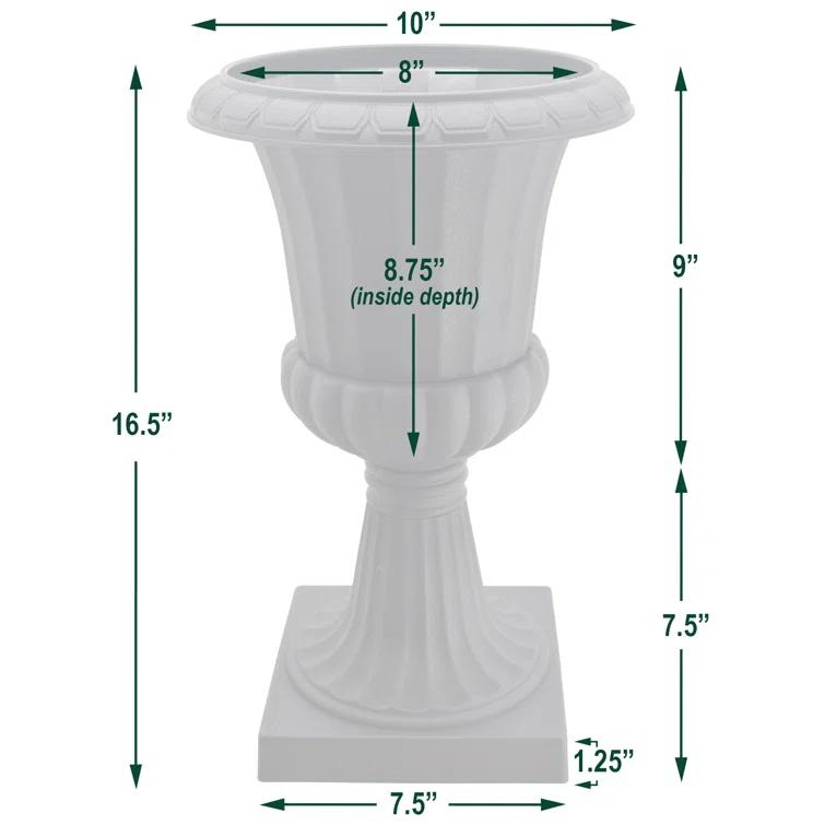 Arcadia Garden Products Urn Planter (Set of 2)