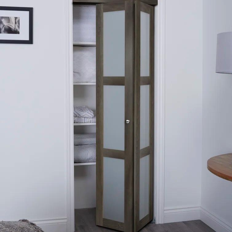 Renin Euro 3-Lite Glass Bi-Fold Door