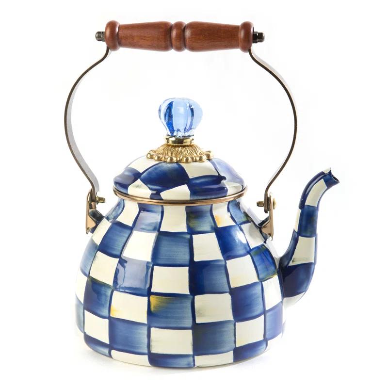 MacKenzie-Childs Royal Check® Tea Kettle