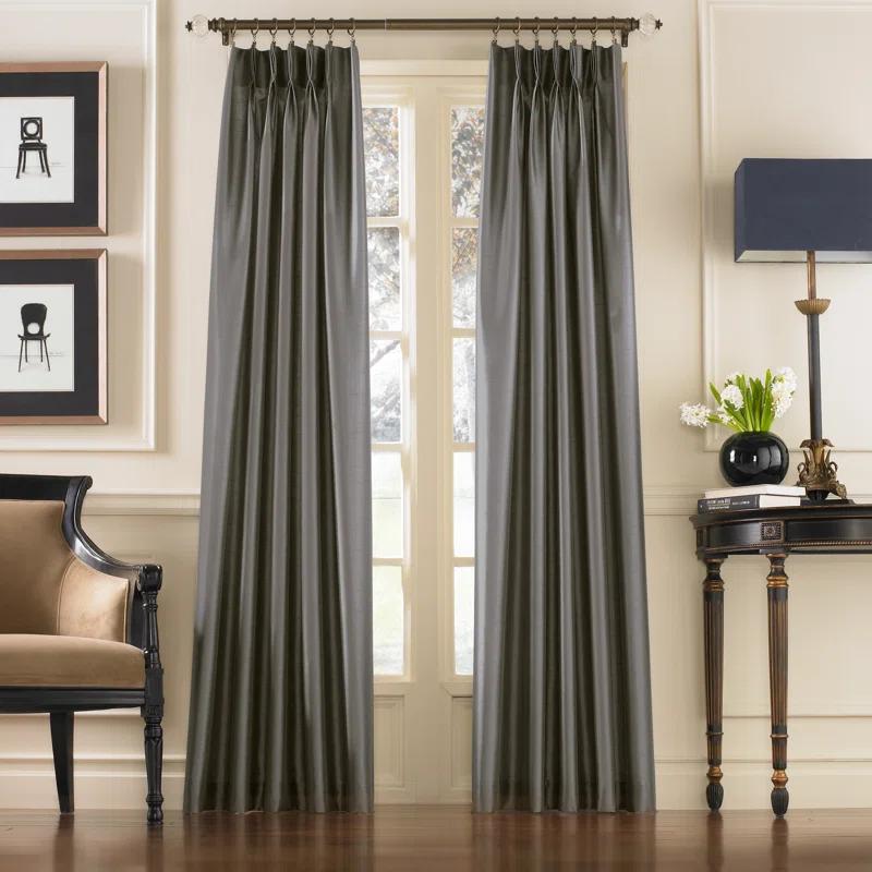 Charlton Home® Curtainworks Mansour Solid Room Darkening Single Curtain Panel