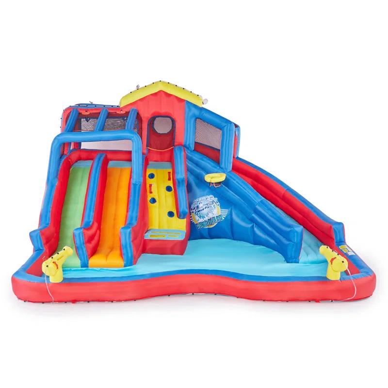 Banzai 16' x 16' Inflatable Water Slide with Air Blower