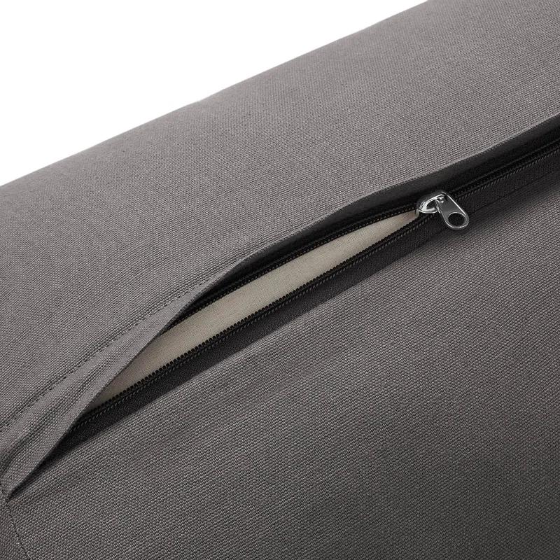 Node Fitness 25" x 12" x 6" Rectangular Floor Pillow and Meditation Bolster