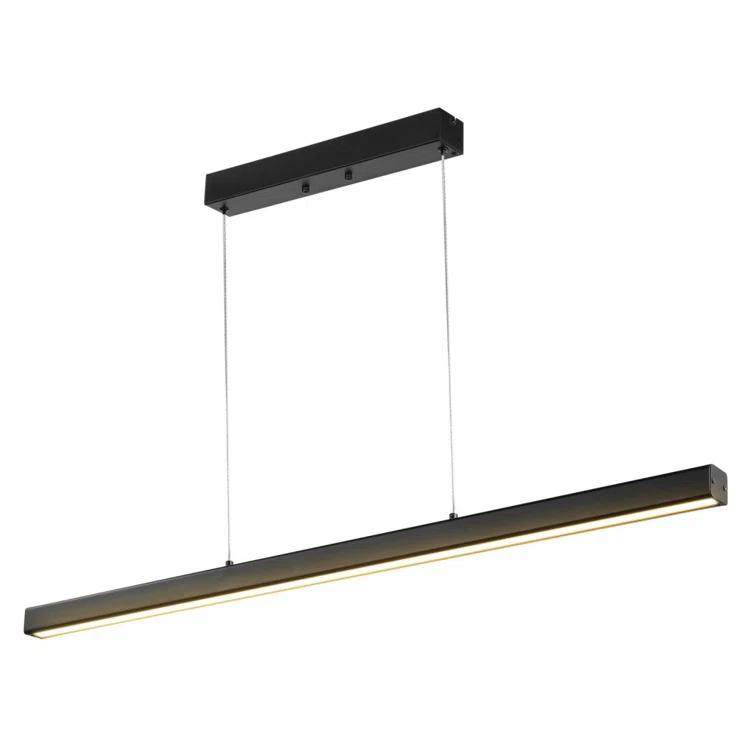Wrought Studio™ Dimmable Linear Pendant Light 20W 47in LED Linear Light Fixture Chandelier