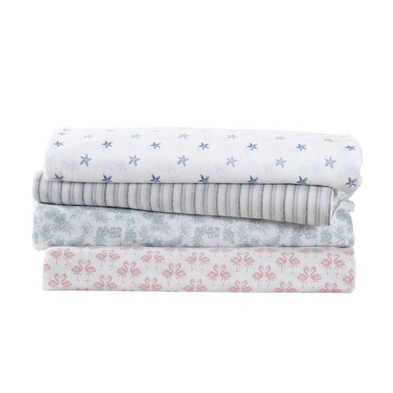 Tommy Bahama Home Tommy Bahama Printed Washed Cotton Sheet Set
