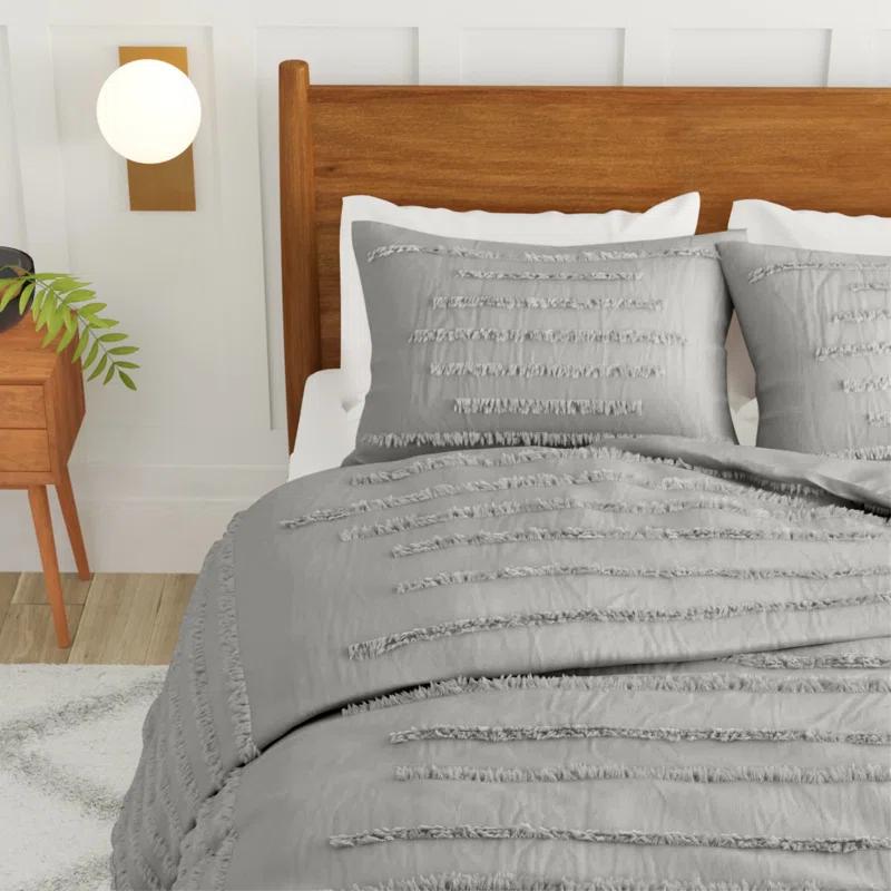 Intelligent Design Mercer Cotton Chenille Duvet Cover Set