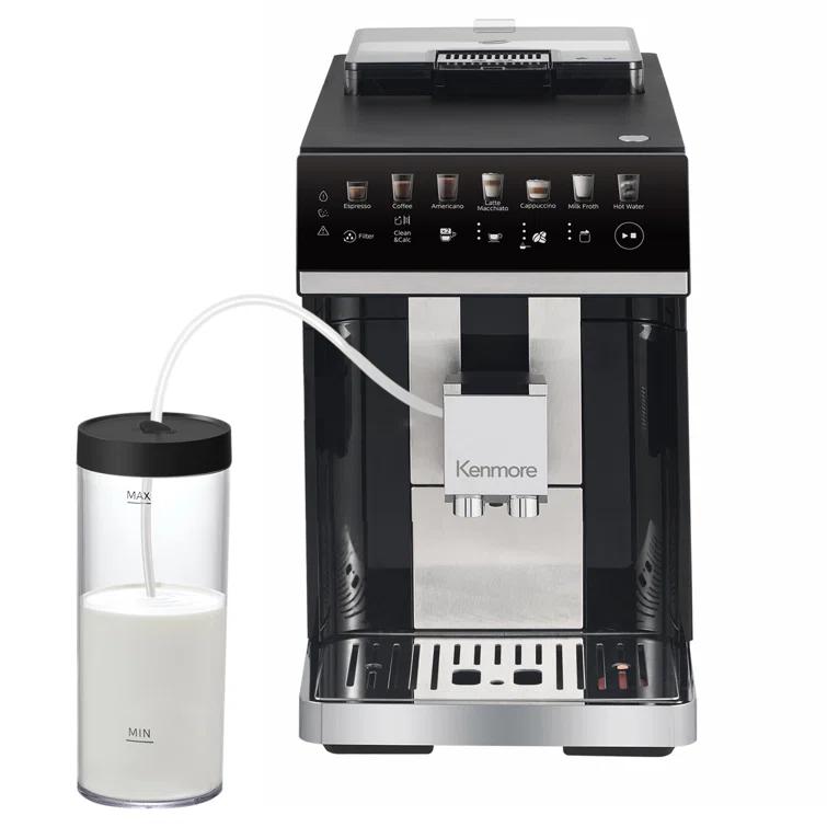 Kenmore Kenmore Super Automatic Espresso Machine with Dual Cream System Milk Frother & Grinder
