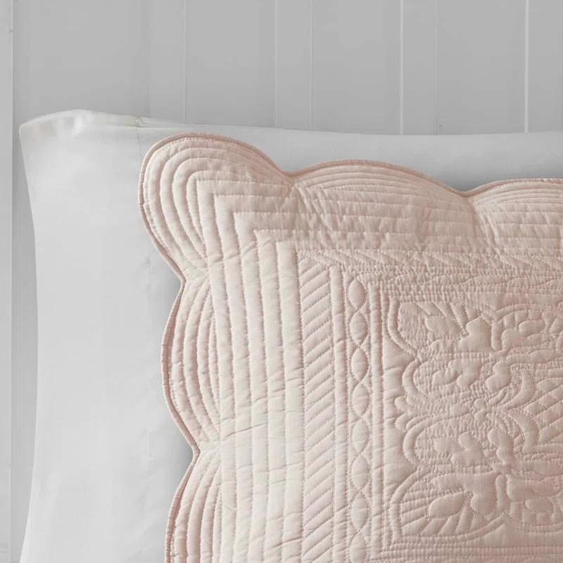 Madison Park Tuscany Scalloped Edge Quilt Set