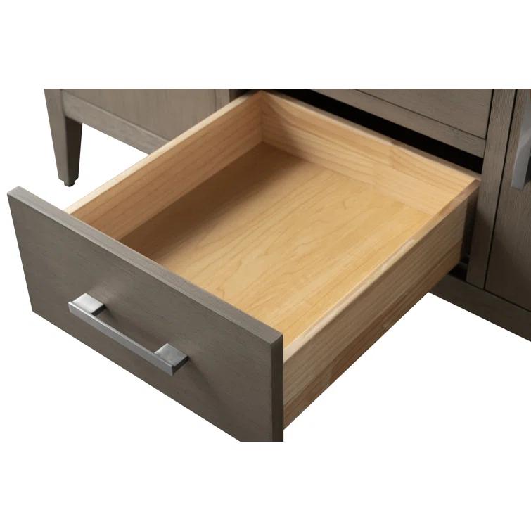 Vanity Art 48'' Single Bathroom Vanity with Engineered Marble Top