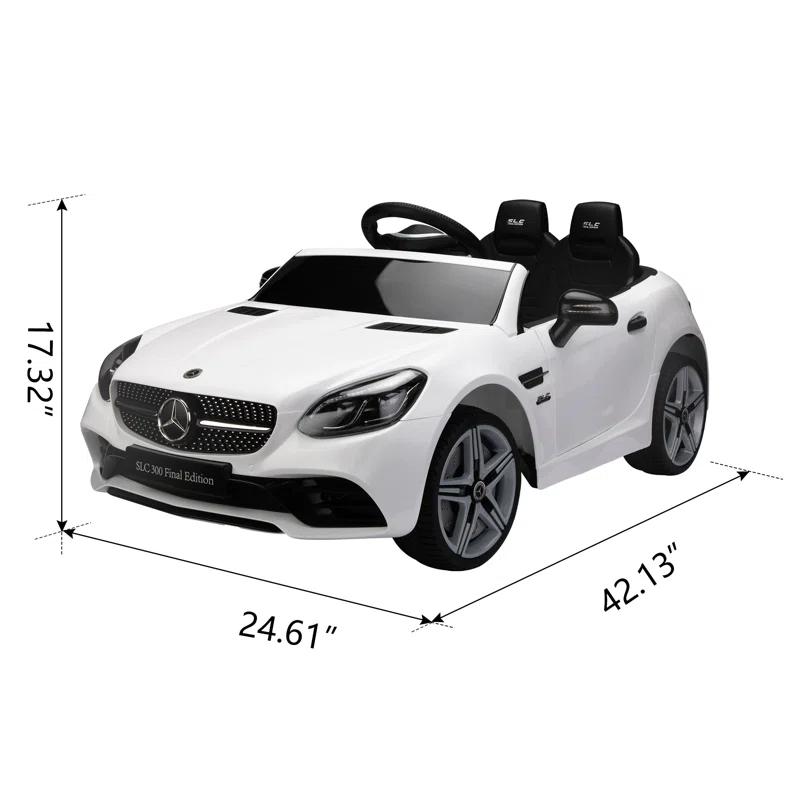 Aosom 12V Electric Car for Kids Ride On Toy Battery Powered Toddler Electric Vehicles Big Wheels for Girls to Drive