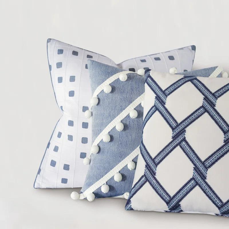 Eastern Accents Castaway Pom-poms Throw Pillow