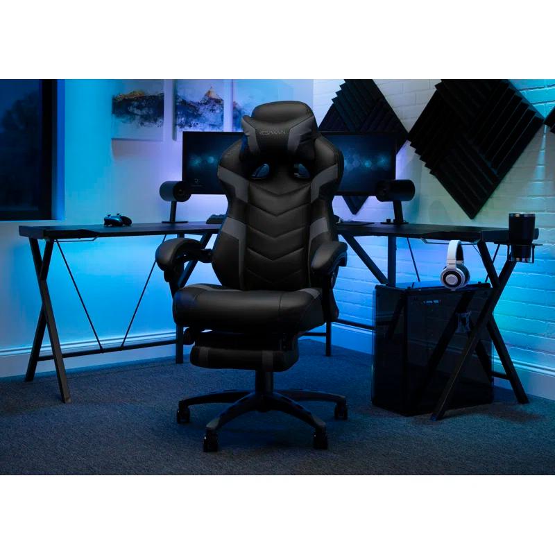 Respawn RESPAWN 110 Pro Gaming Chair - Gaming Chair with Footrest, Reclining Gaming Chair, Video Gaming Computer Desk Chair, Adjustable Desk Chair, Gaming Chairs For Adults With Headrest Pillow