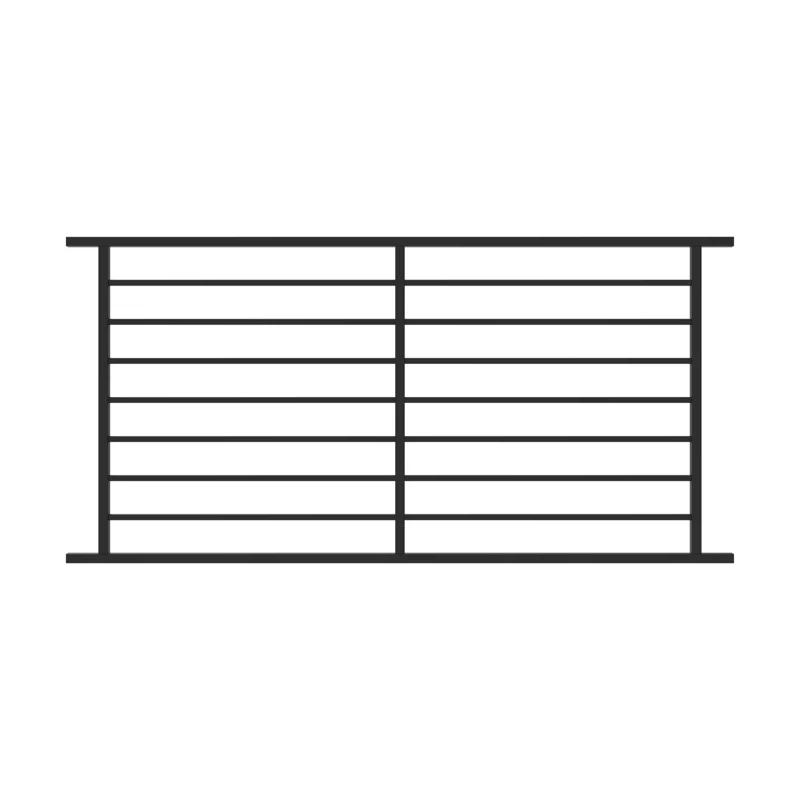 Fortress Building Products Fe26 Axis Steel Railin.g Level Panel