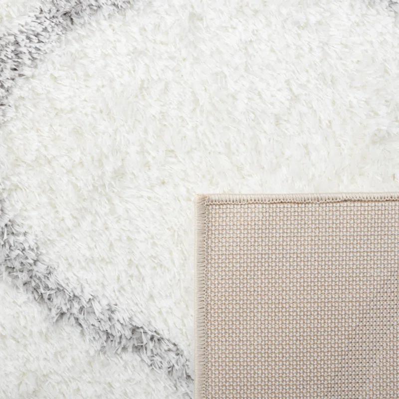 Red Barrel Studio® Tahoe Shag Performance Geometric Rug